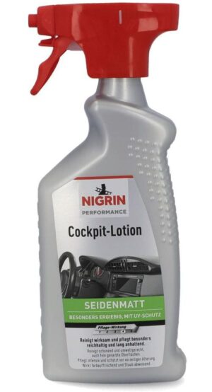 Nigrin Performance Cockpit-Lotion - seidenmatt 500 ml - Innenbereich & Scheiben