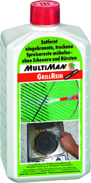 MultiMan GrillRein 1000 Reinigungsmittel 1 Liter - Innenbereich & Scheiben