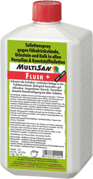 MultiMan Flush 1000 F Plus  Toilettenreiniger Spray 1 Liter - Innenbereich & Scheiben