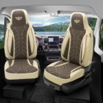 HERM211BürstnerCamperVanCaliforniaCoastEditionXLSR: Pilot Wohnmobil Sitzbezüge für Bürstner Camper Van California Coast Edition XL (Beige-Braun) 149